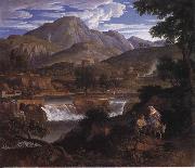 Joseph Anton Koch Waterfalls at Subliaco china oil painting reproduction